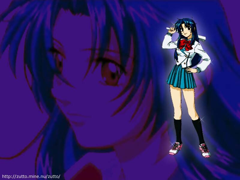 anime girl in school uniform