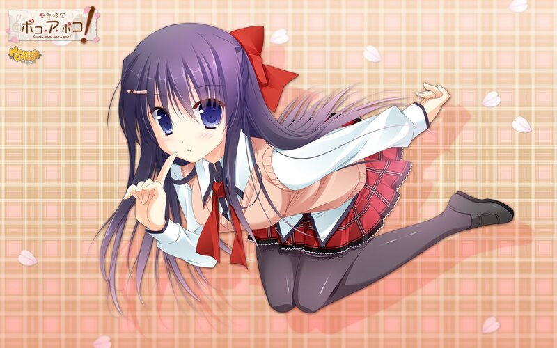anime girl in school uniform