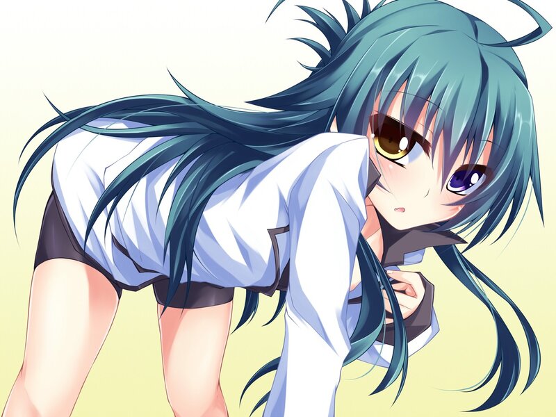 anime girl in school uniform