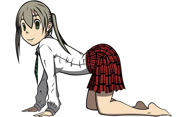 anime girl in school uniform