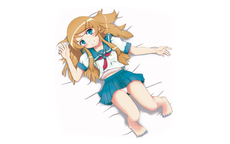 anime girl in school uniform