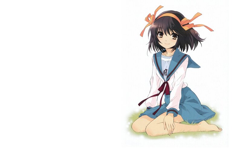 anime girl in school uniform