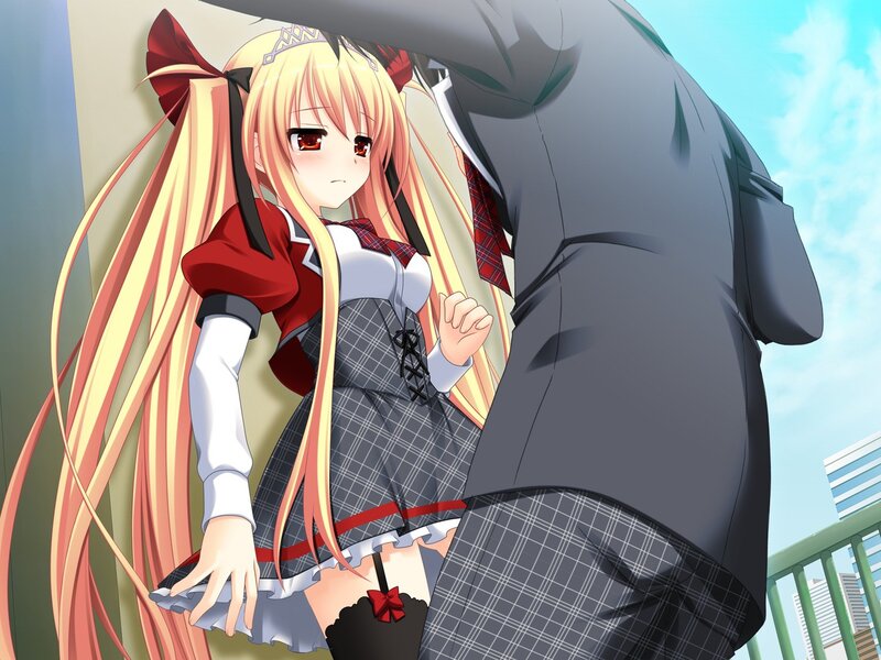 anime girl in school uniform