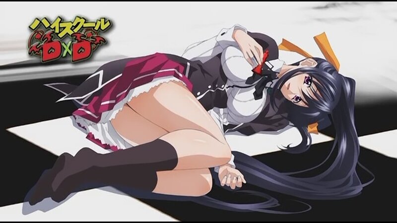 Anime girl in school uniform