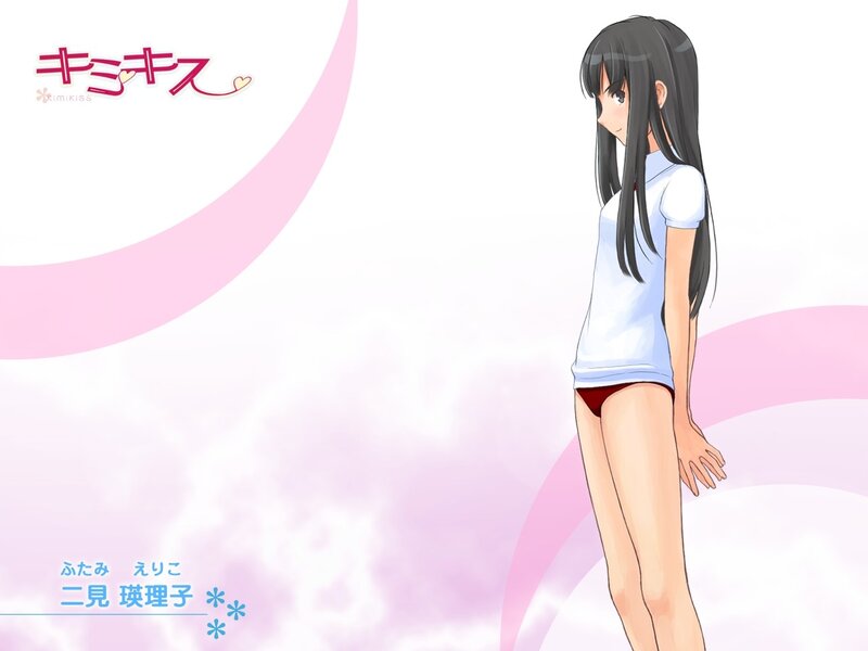 Anime girl in school uniform