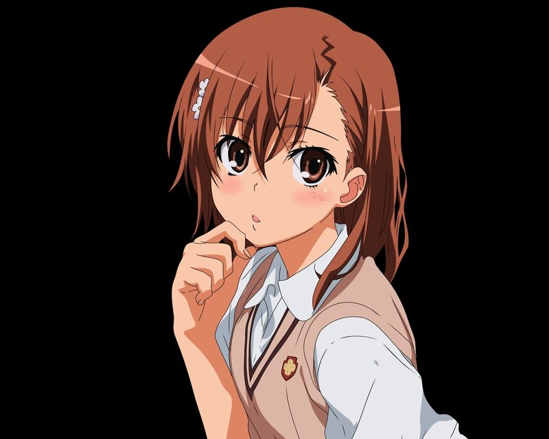 anime girl in school uniform