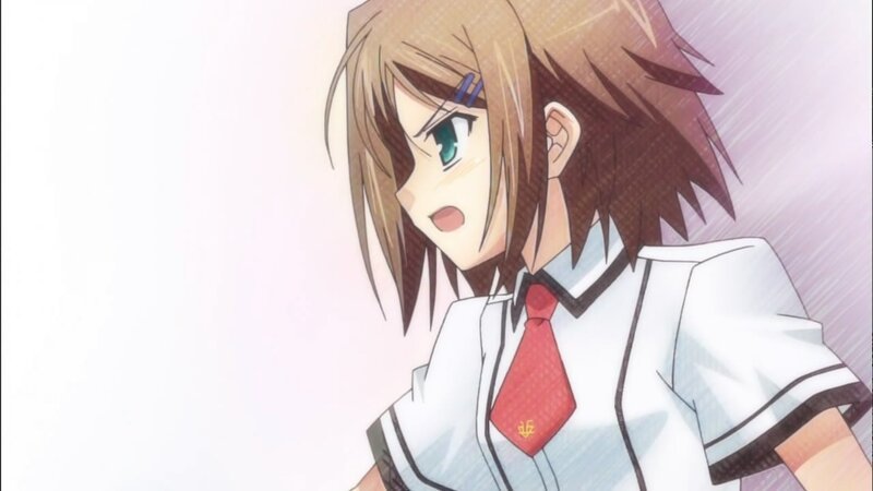 anime girl in school uniform