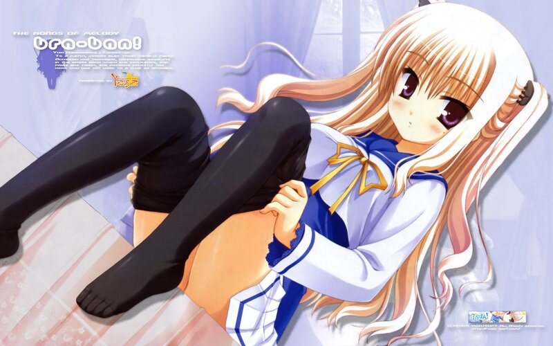 Anime girl in school uniform