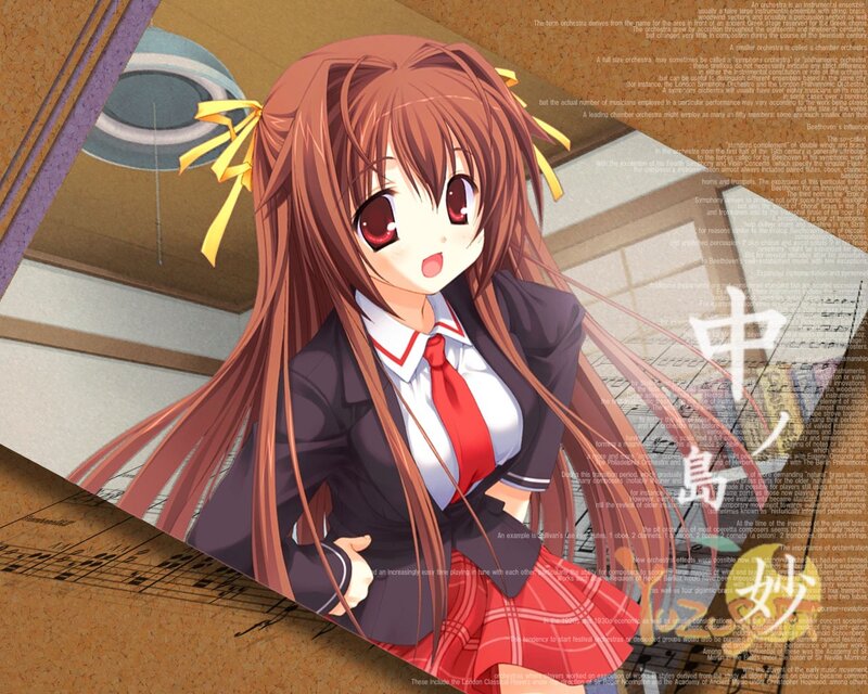 anime girl in school uniform