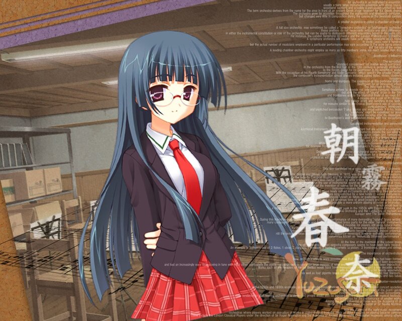 anime girl in school uniform