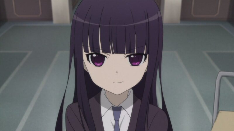 anime girl in school uniform