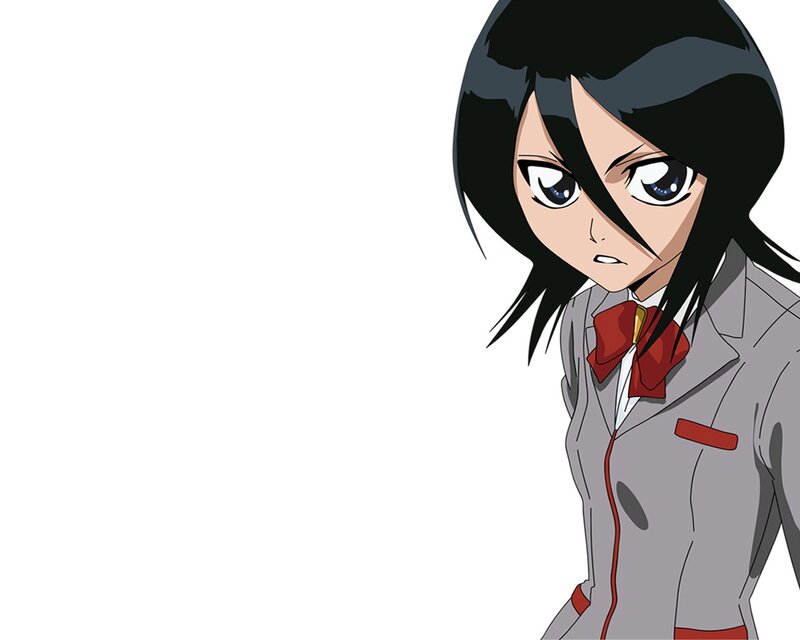 anime girl in school uniform
