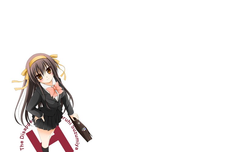 anime girl in school uniform