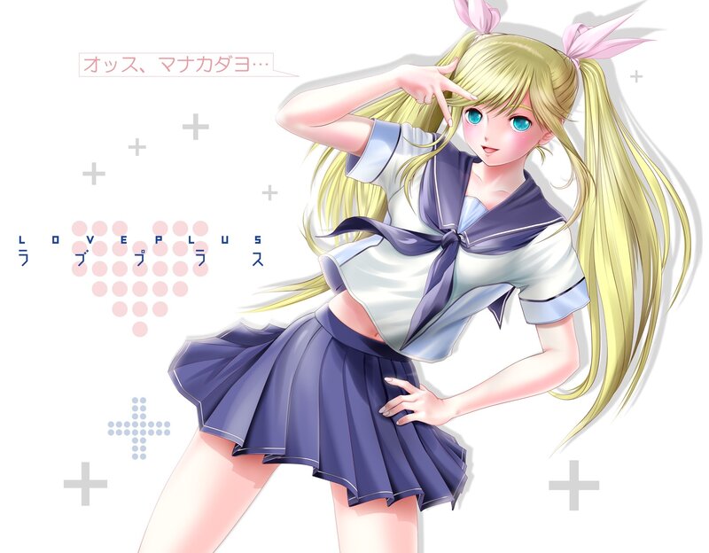 anime girl in school uniform