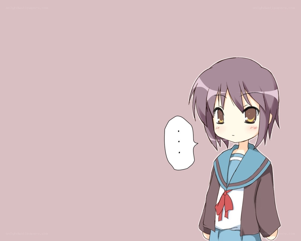 anime girl in school uniform