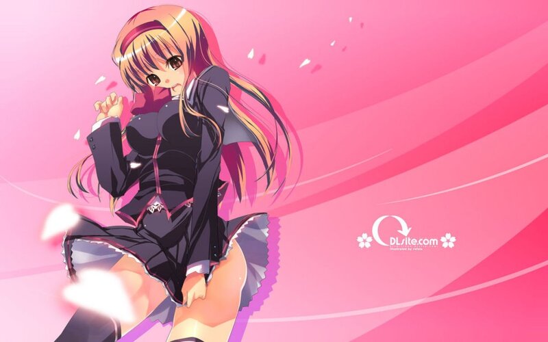 anime girl in school uniform
