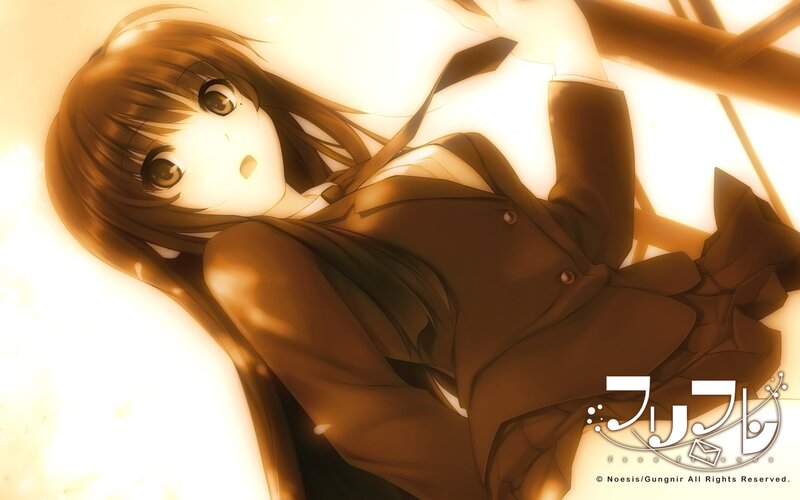 anime girl in school uniform