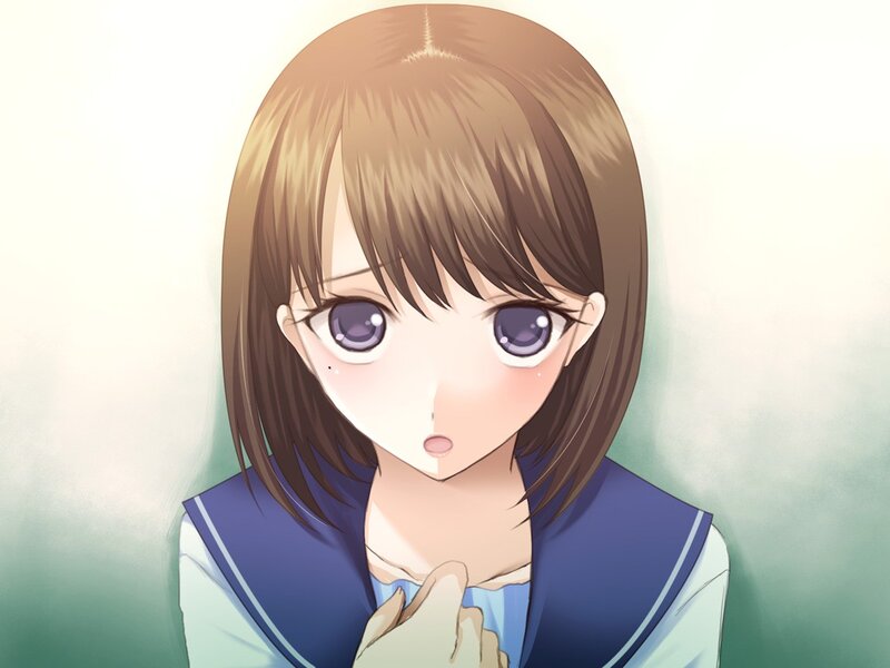 anime girl in school uniform