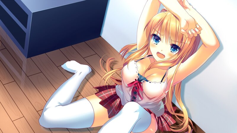 anime girl in school uniform