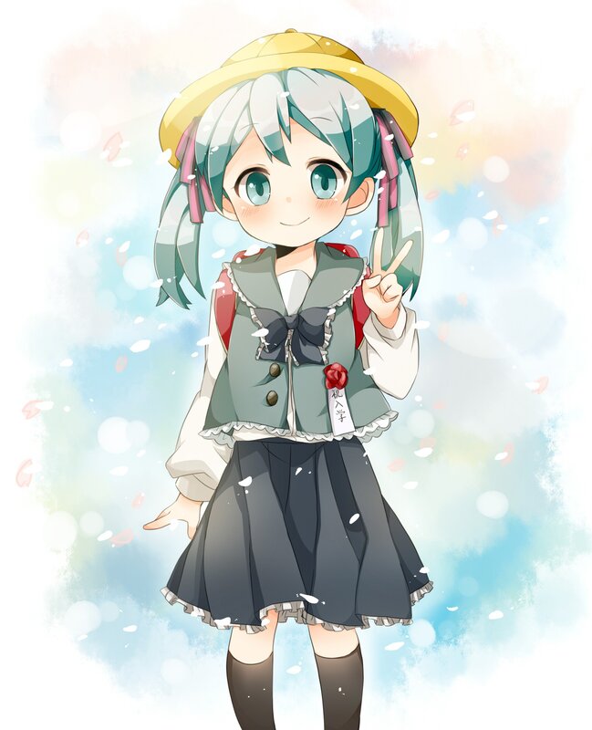 anime girl in school uniform