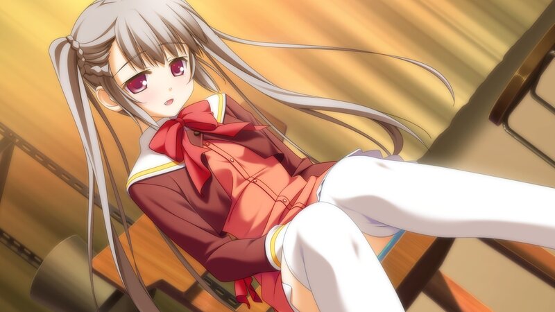 anime girl in school uniform