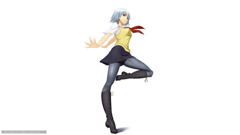 anime girl in school uniform