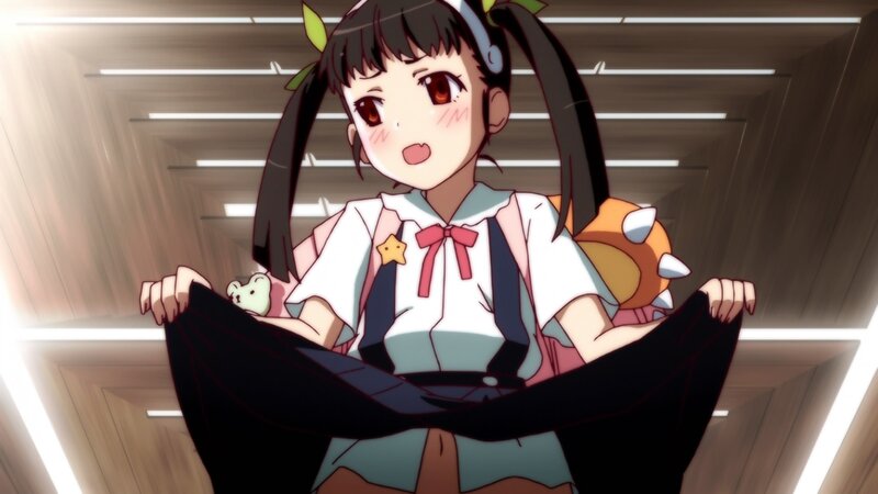 anime girl in school uniform