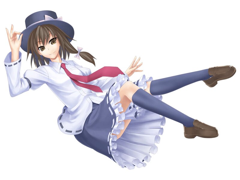 anime girl in school uniform