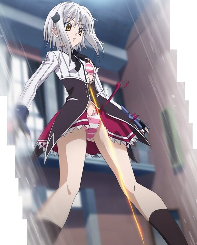 anime girl in school uniform