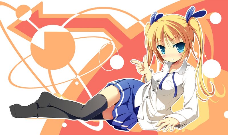 anime girl in school uniform