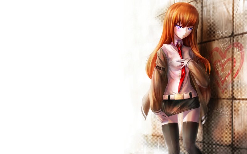 anime girl in school uniform