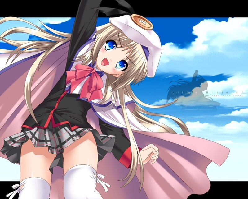 anime girl in school uniform