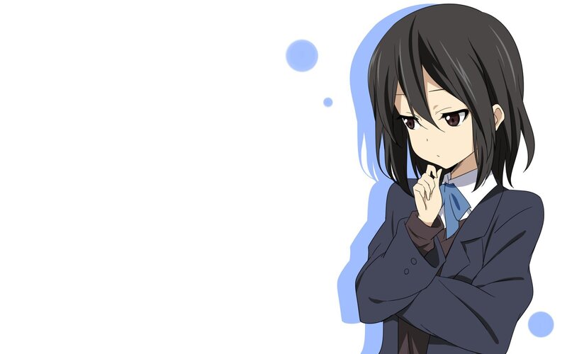 anime girl in school uniform