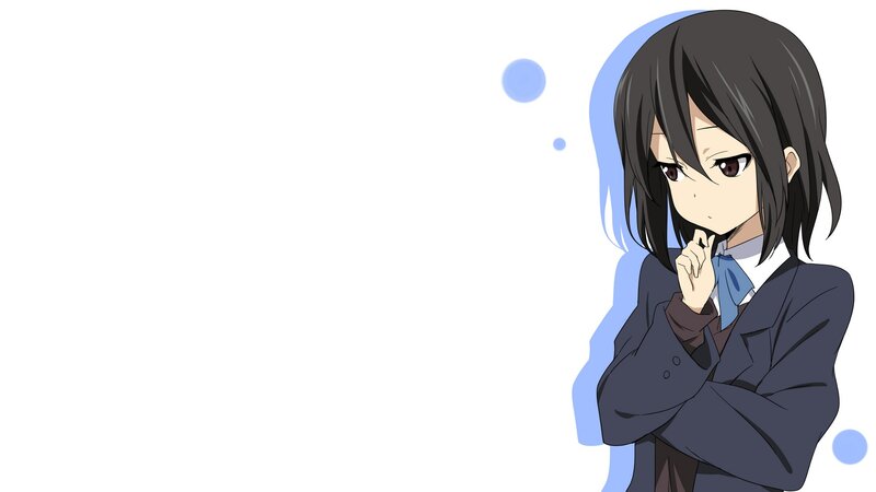 anime girl in school uniform