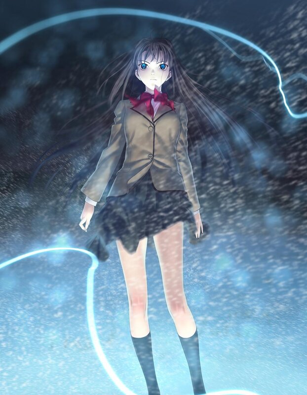 anime girl in school uniform