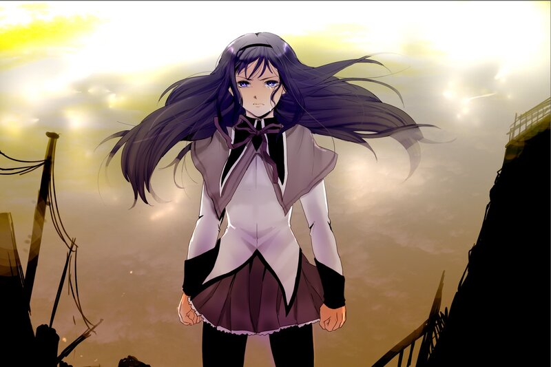 anime girl in school uniform