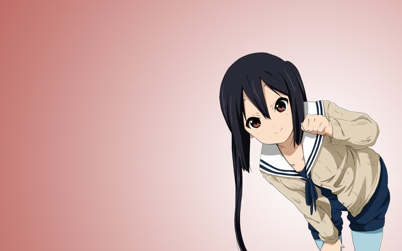 anime girl in school uniform