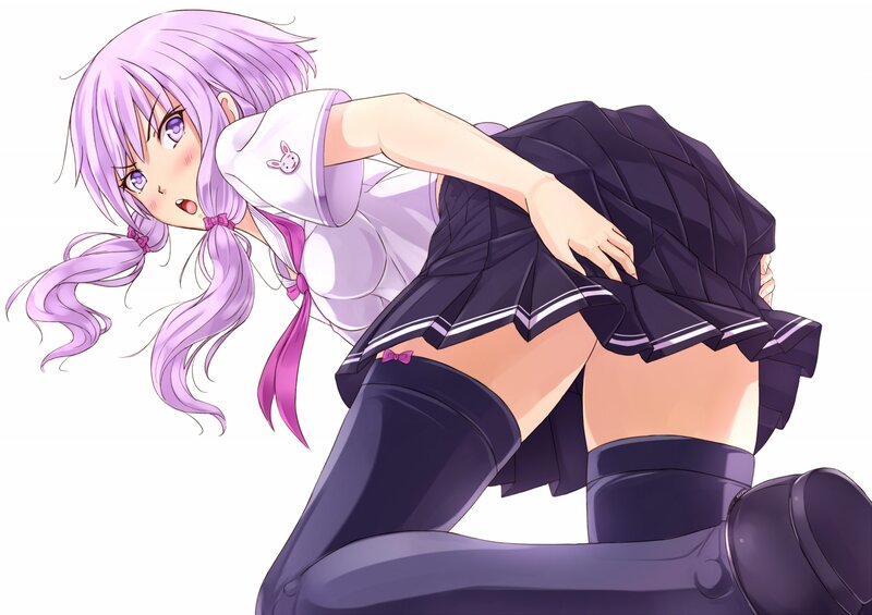 anime girl in school uniform