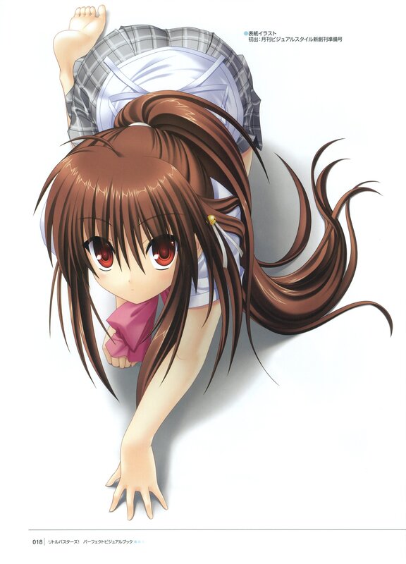 anime girl in school uniform