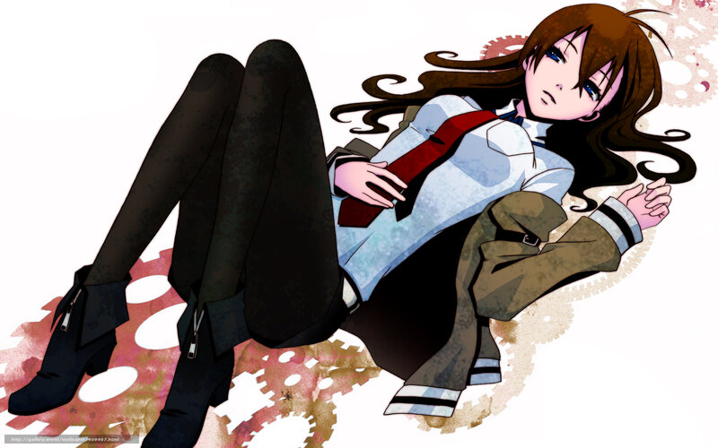 anime girl in school uniform