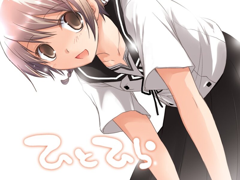 anime girl in school uniform