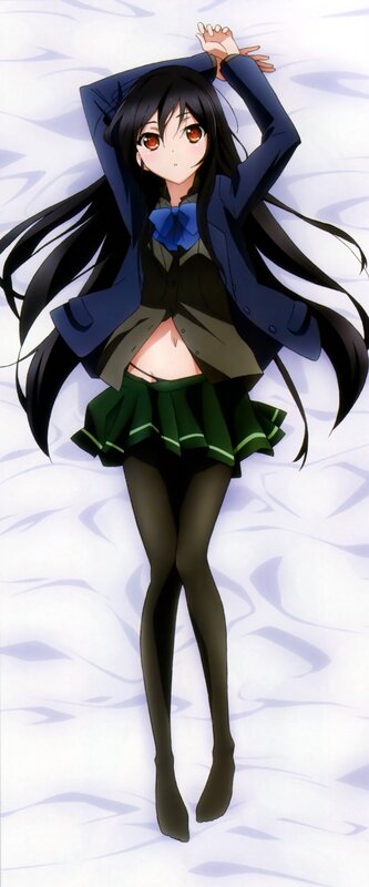anime girl in school uniform