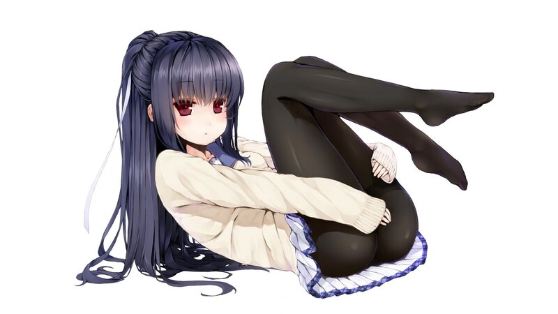 anime girl in school uniform