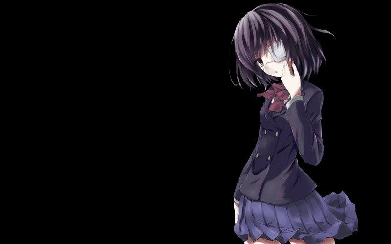 anime girl in school uniform