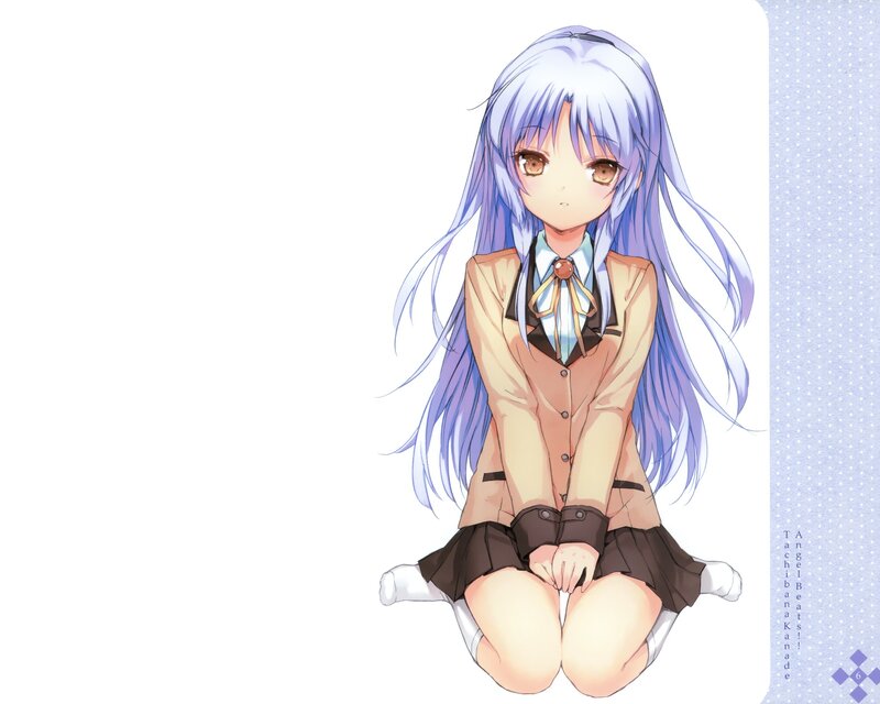 anime girl in school uniform