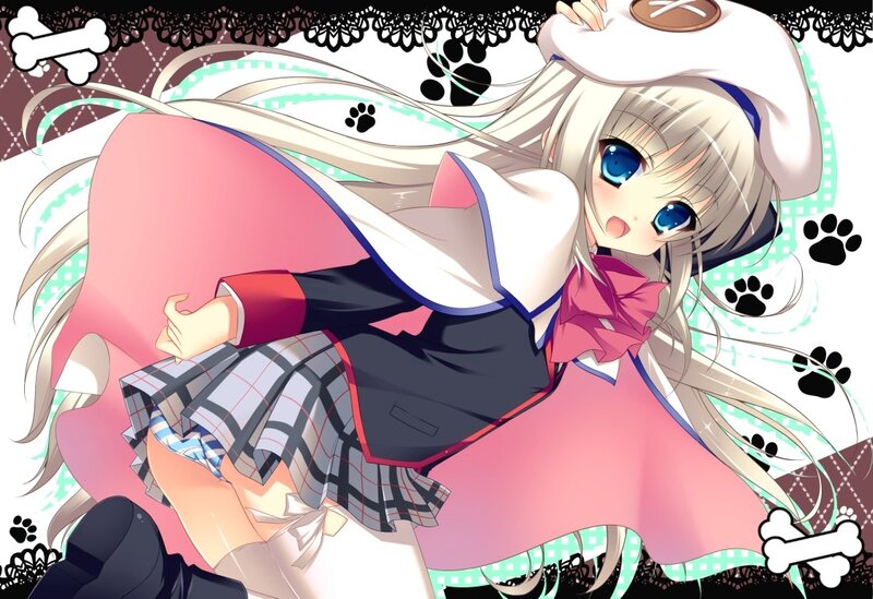 anime girl in school uniform