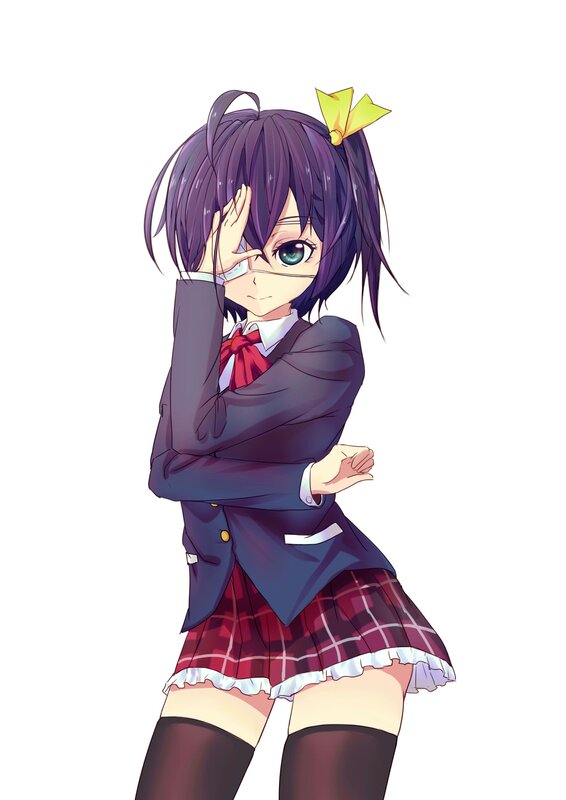 anime girl in school uniform