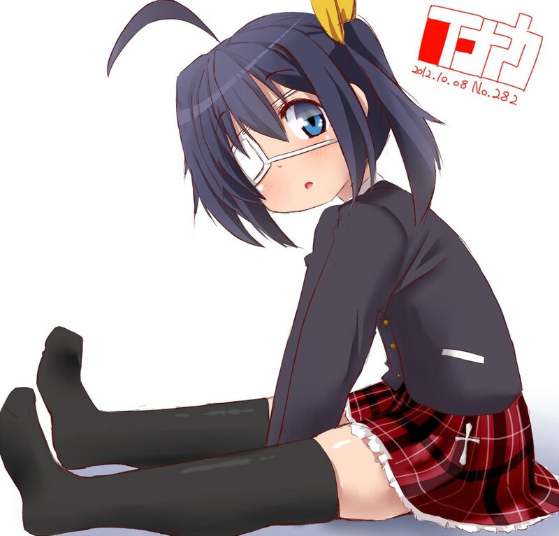 anime girl in school uniform