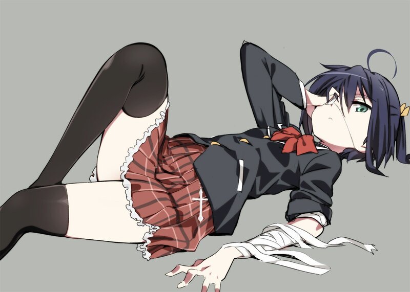 anime girl in school uniform