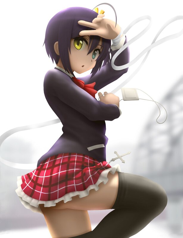 anime girl in school uniform